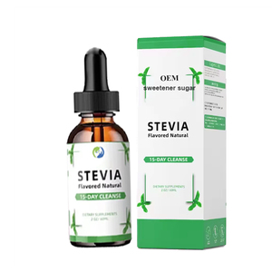 Stevia Sweetener Liquid Drops 15 ml OEM Private Label Bulk Sweetener Stevia Extract Bulk Stevia Liquid